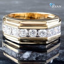 Load image into Gallery viewer, 1.35ctw Channel Set Diamond Wedding Band
