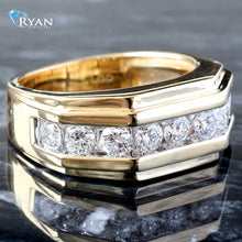 Load image into Gallery viewer, 1.35ctw Channel Set Diamond Wedding Band

