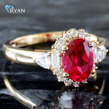 Load image into Gallery viewer, 0.40ctw Ruby &amp; Diamond Ring
