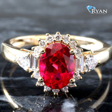 Load image into Gallery viewer, 0.40ctw Ruby &amp; Diamond Ring
