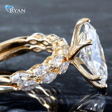 Load image into Gallery viewer, 4.00ctw Marquise Cut Bridal Set
