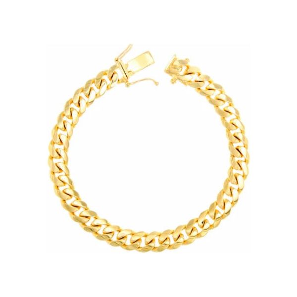 6.50 mm Hollow Miami Cuban Concealed Clasp Bracelet