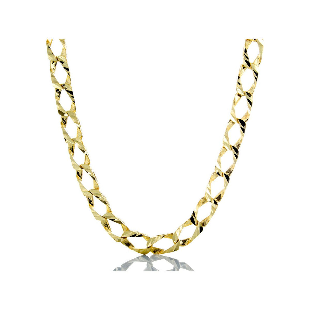 6mm Oval Double Sided Diamond Cut Casting Chain