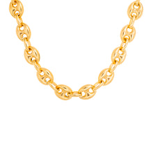 Load image into Gallery viewer, 6.50mm Diamond Cut Hollow Coffe Puff LINKS Chain
