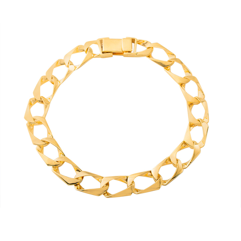 High Polished Oval Casting Bracelet