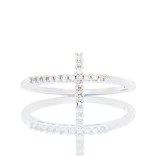 Load image into Gallery viewer, 0.11ctw Diamond Pave Cross Design
