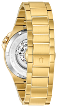 Load image into Gallery viewer, WATCH BULOVA SATIN GOLD STEEL CASE CERAMIC BEZEL SAPPHIRE CRYSTAL
