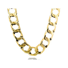 Load image into Gallery viewer, 11mm Brushed &amp; Diamond Cut Oval Casting Link Chain
