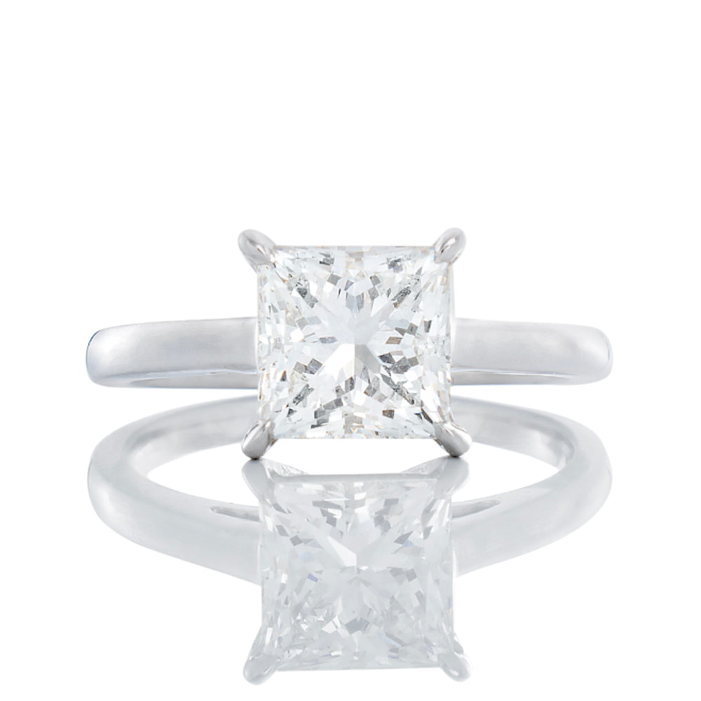 2.00ctw Princess Cut Lab Created Diamond Ring
