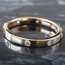 Load image into Gallery viewer, 0.20CTW Gypsy Style Bezel Set Eternity Band
