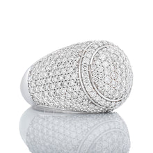 Load image into Gallery viewer, 4.00ctw Lab Diamond Round Full Dome Pave Ring
