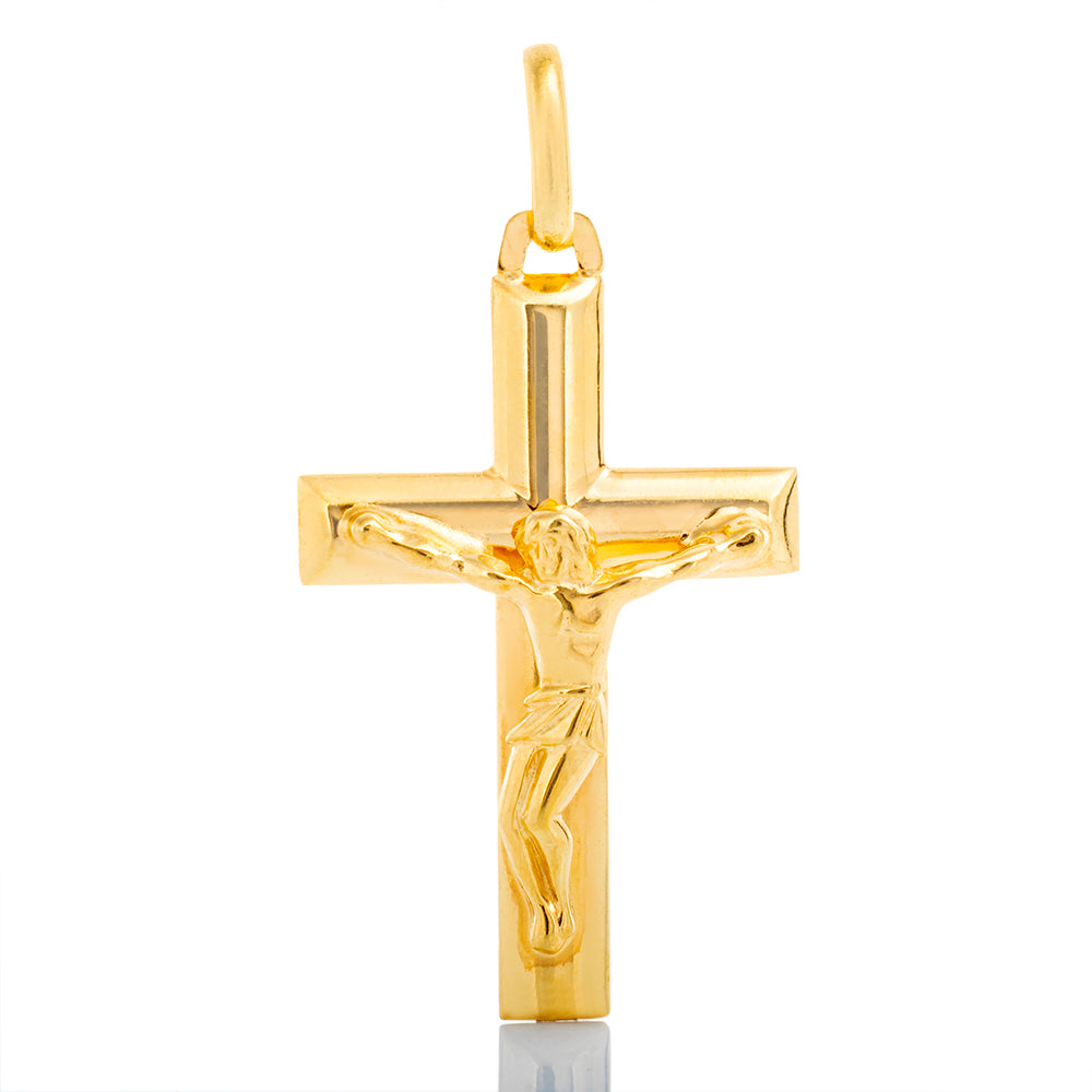 Soft Square Tube Cross with Crucifix
