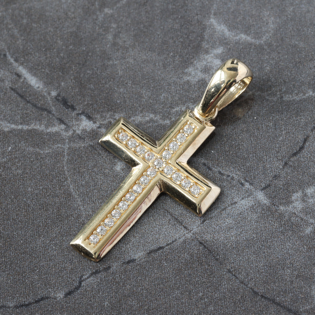 Cross with Beveled Edges