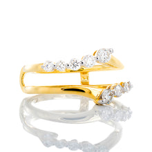 Load image into Gallery viewer, 0.50ctw Graduated Diamond Ring Jacket
