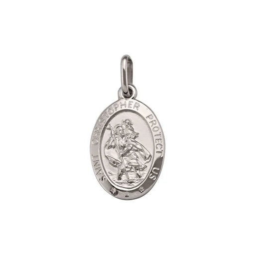 20mm Oval Saint Christopher