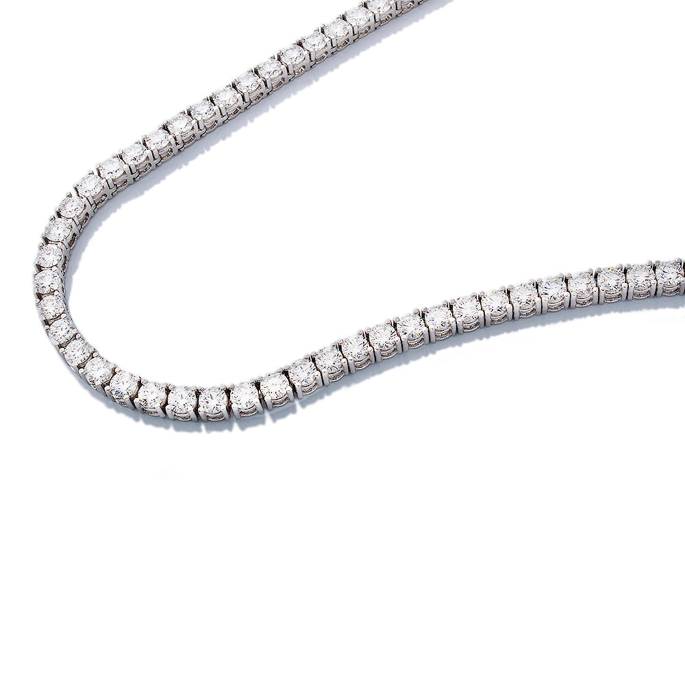 25.00ctw Lab Diamond Tennis Chain