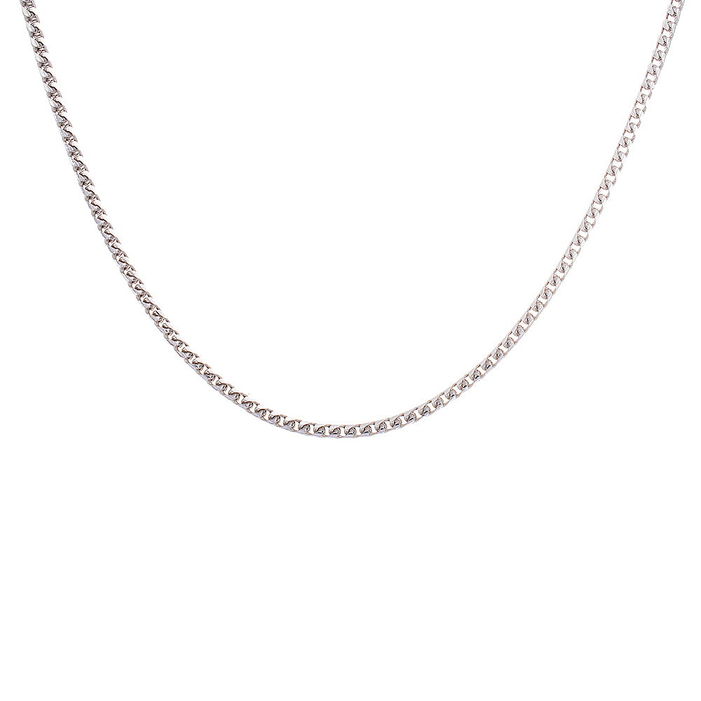 1mm Solid Round Franco Link Chain