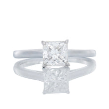 Load image into Gallery viewer, 1.07ct Princess Cut Lab Created Solitaire
