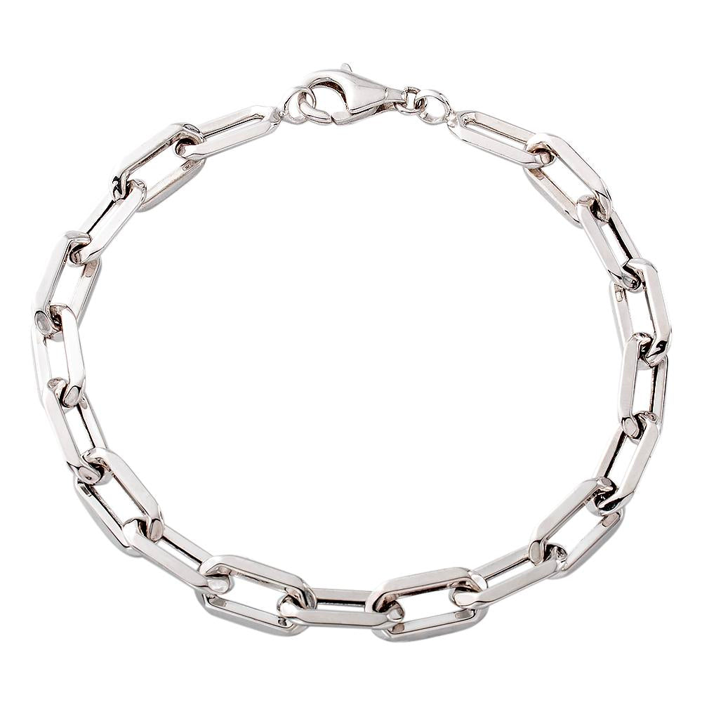 Hollow Cable Link Bracelet