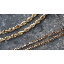 Load image into Gallery viewer, 3.90mm Solid Diamond Cut Sella Rope Chain
