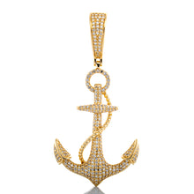 Load image into Gallery viewer, 0.50ctw Diamond Anchor 10k  Gold
