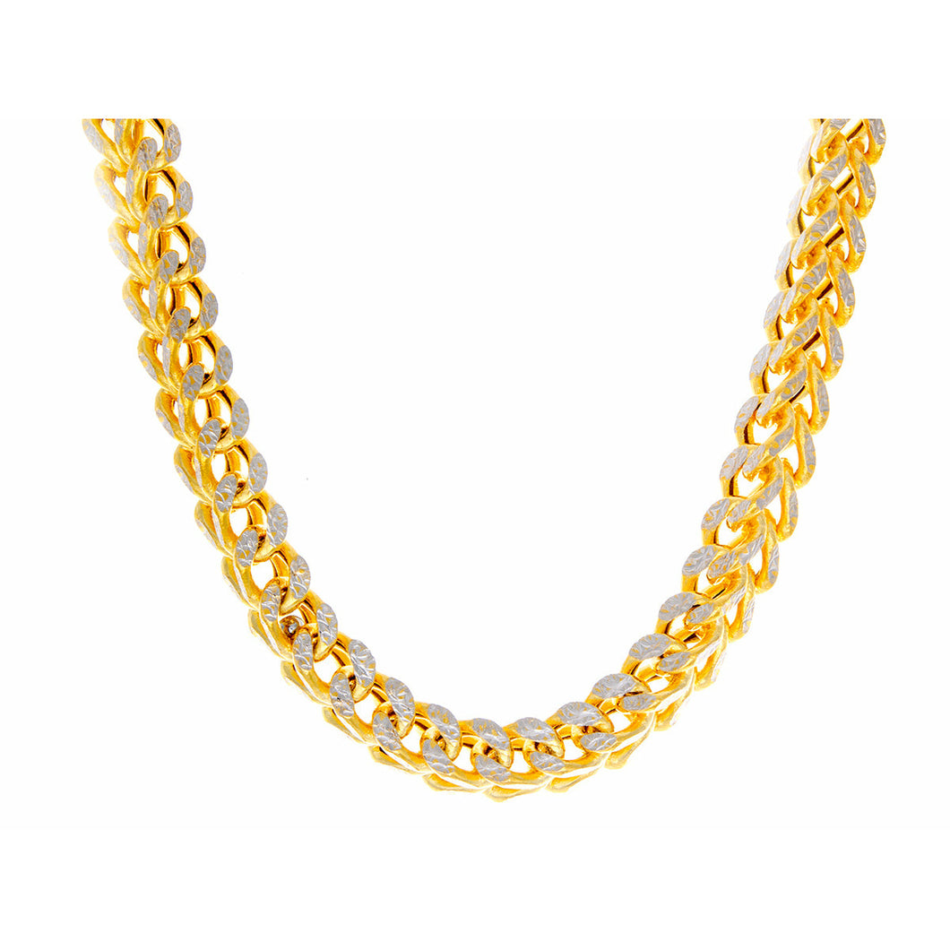 6mm Diamond Cut Square Franco Chain