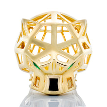 Load image into Gallery viewer, Geometric Panthere Inspired Ring 10k Gold
