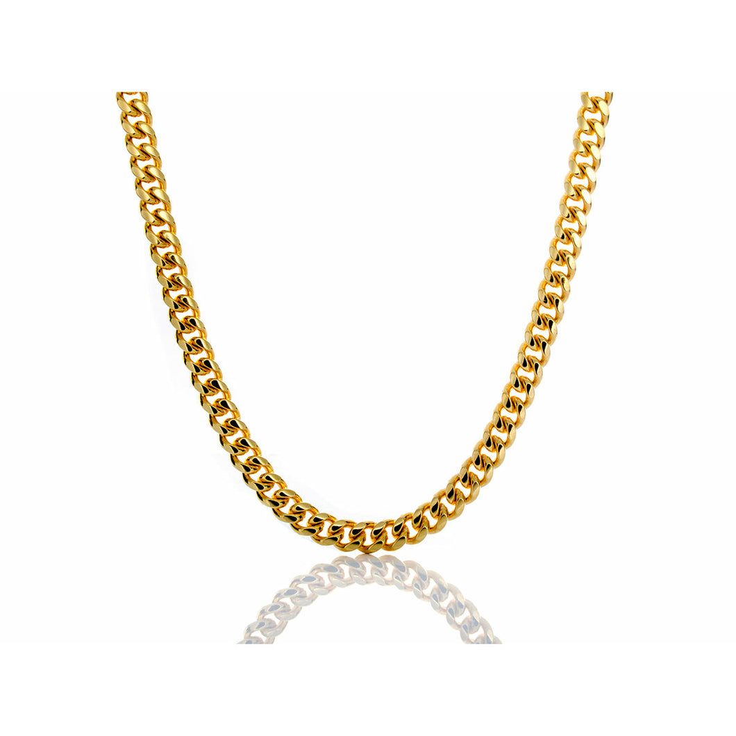 6mm Hollow Miami Cuban Link 26 Inches 10k Gold