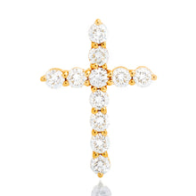 Load image into Gallery viewer, 0.85ctw Diamond Solitaire Cross
