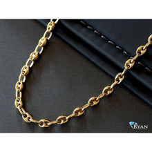 Load image into Gallery viewer, 3.80mm Hollow Coffee Bean Puff Chain 10k Gold
