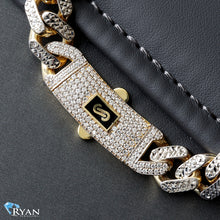 Load image into Gallery viewer, 7.50mm Diamond Cut Monaco Link Bracelet 10k Gold
