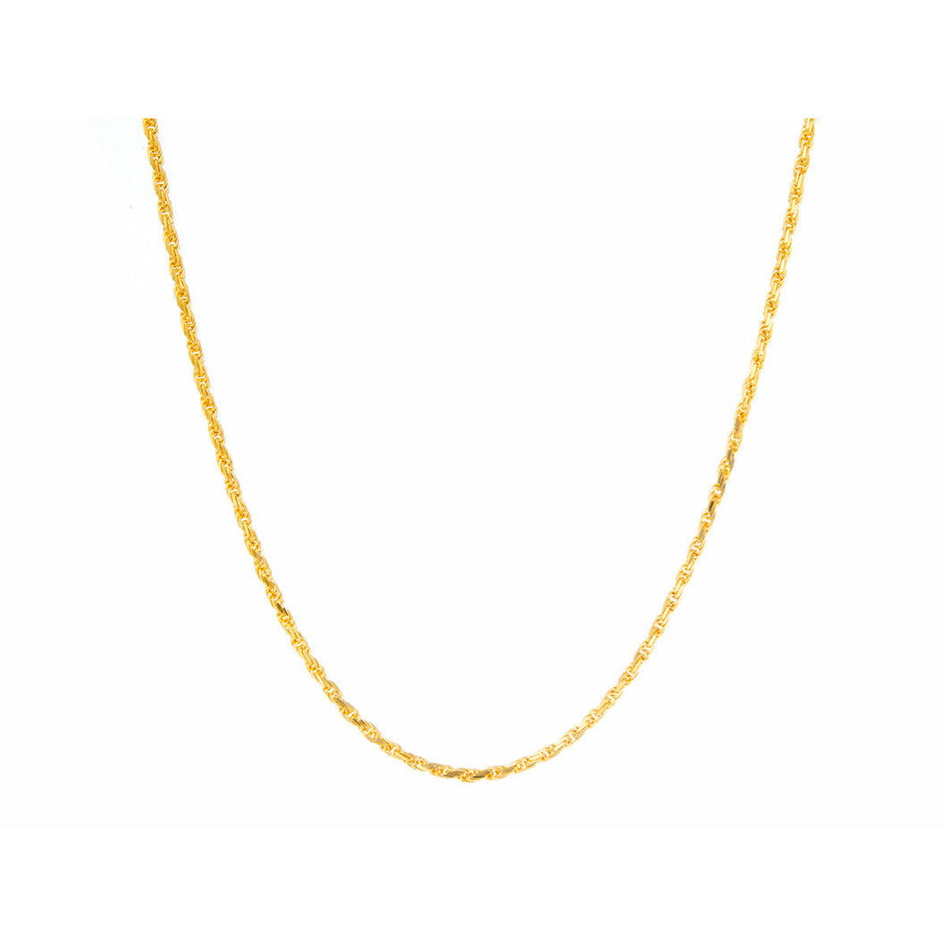 1.40mm Solid Rope Chain 10k Gold