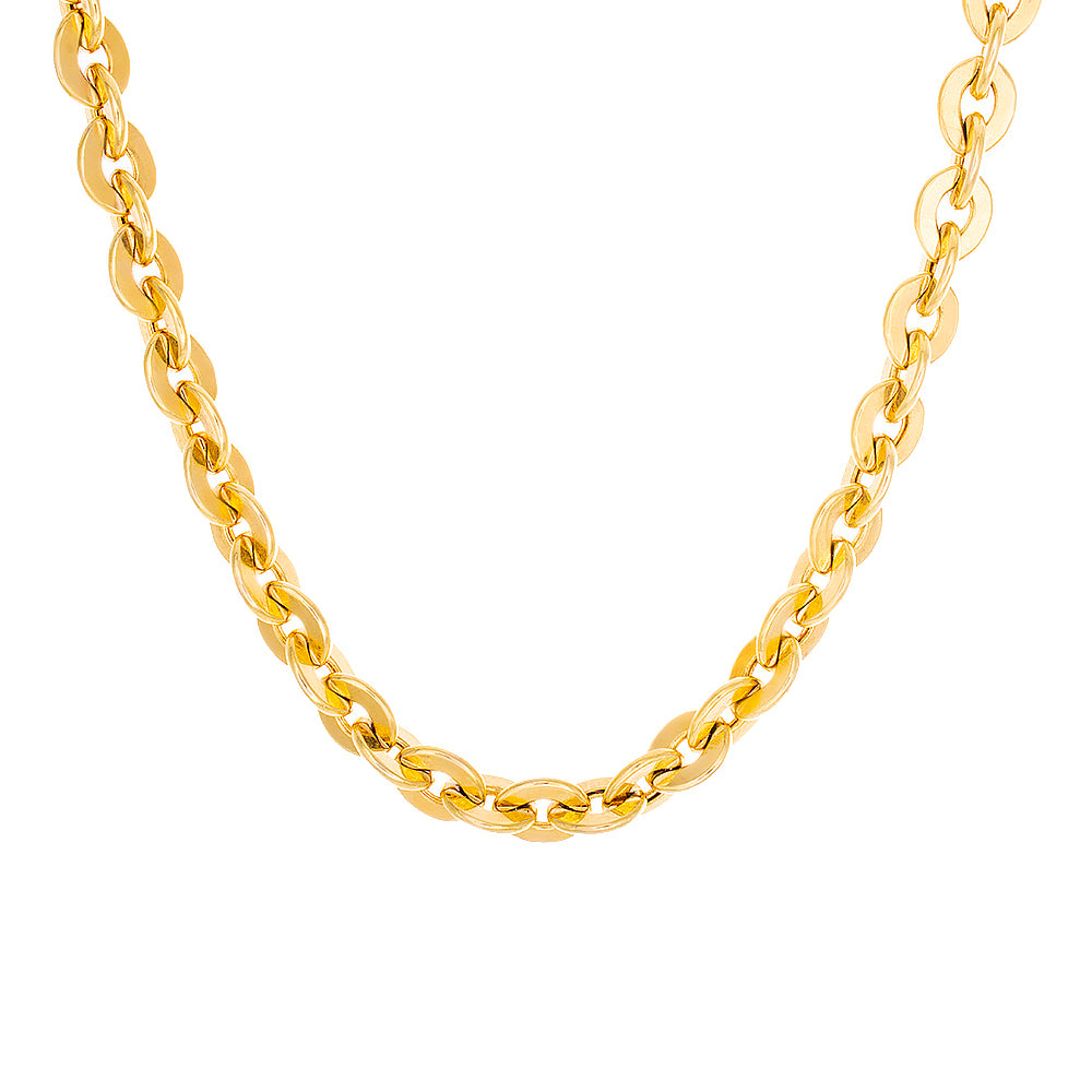 5mm Rolo Link Chain 10k Gold