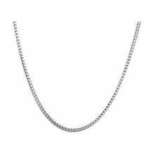 Load image into Gallery viewer, 2mm Solid Round Millennium Franco 24 Inches Link 14k White Gold
