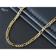 Load image into Gallery viewer, 3mm Diamond Cut Figaro Link Chain
