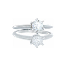 Load image into Gallery viewer, 0.50ct Round Solitaire Six Prong Mount 14k White Gold
