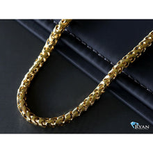 Load image into Gallery viewer, 5mm Solid Round Millennium Franco Chain 10k Gold
