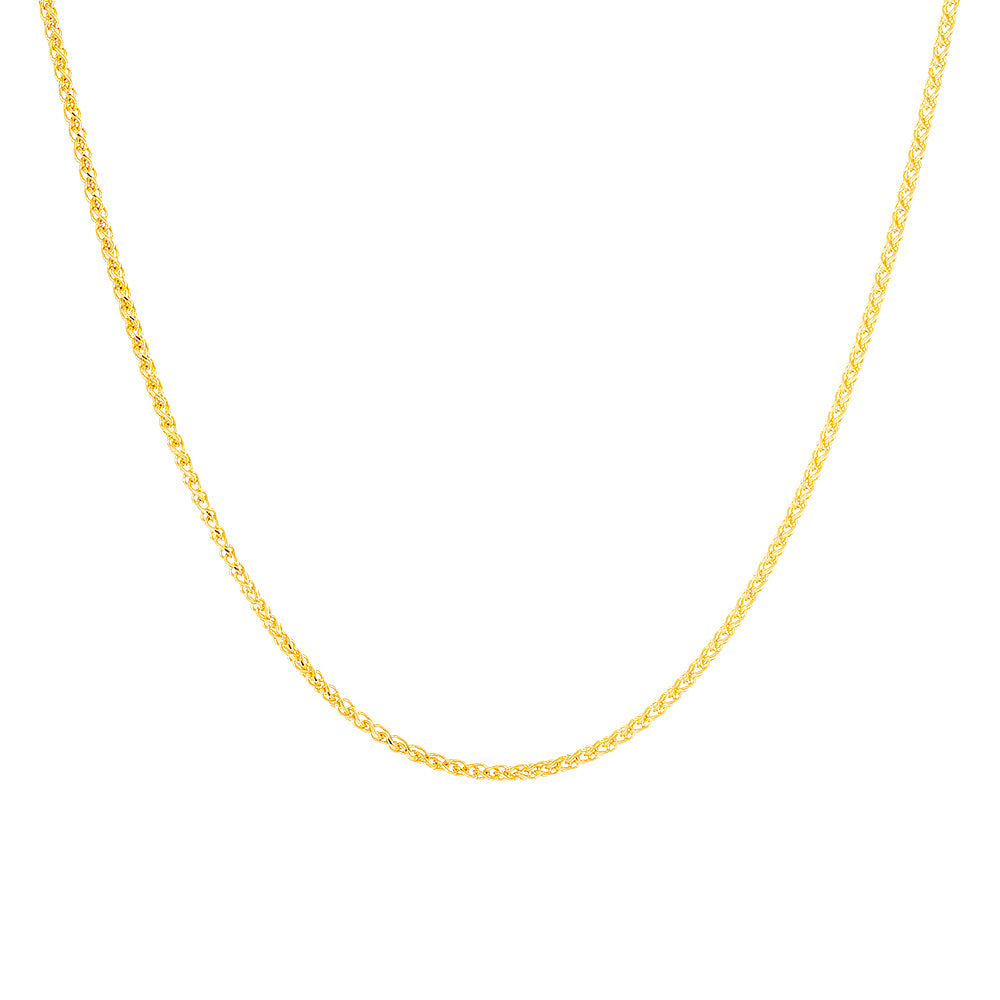 0.90mm Wheat Link Chain 10k Gold