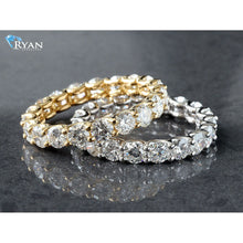 Load image into Gallery viewer, 3.80ctw Shared U Prong Set Full Diamond Eternity Band 18k White Gold
