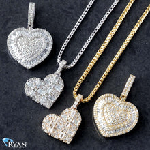 Load image into Gallery viewer, 0.51ctw Diamond Heart with Baguette Star Accents 10k Gold
