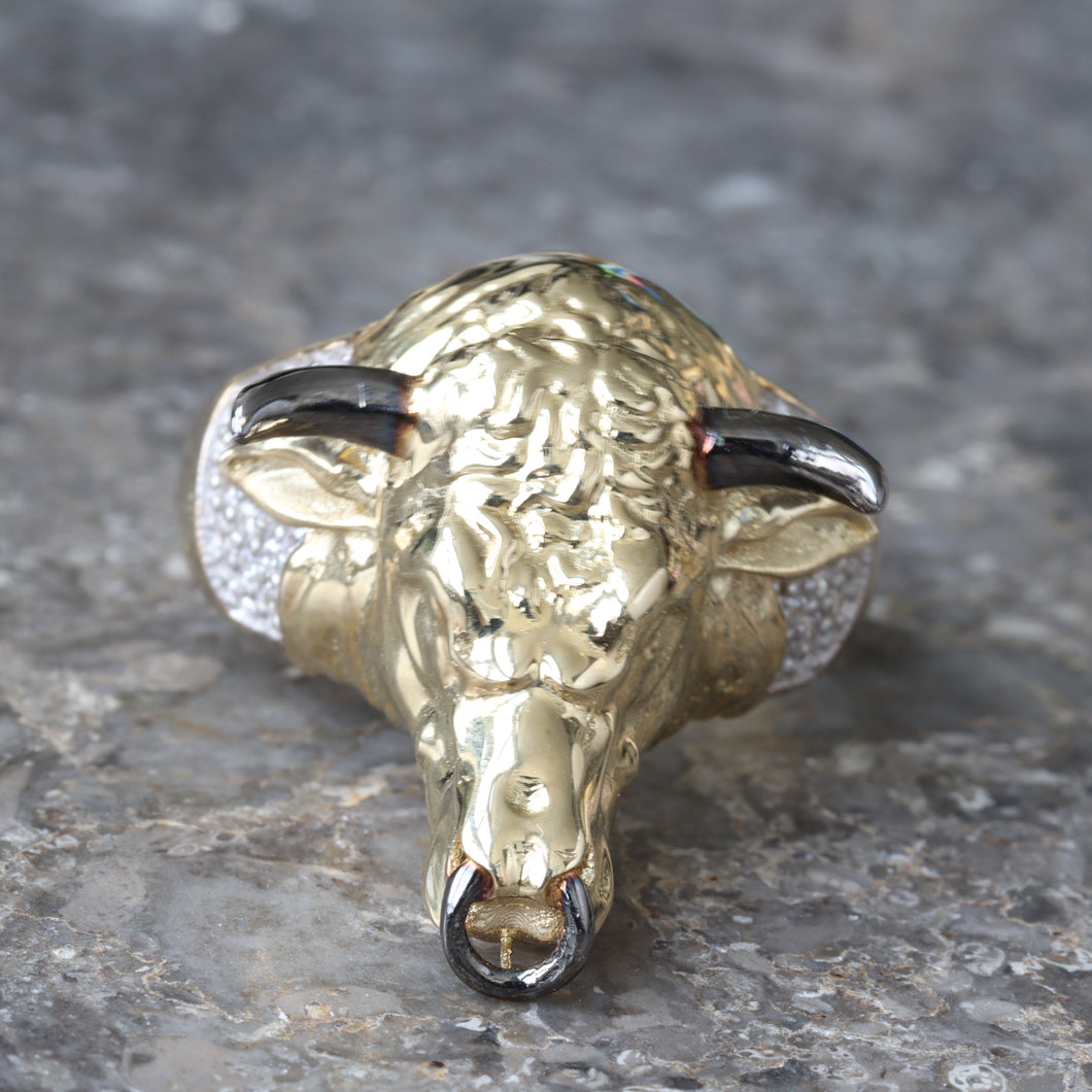 Bull Head Ring