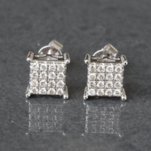 Load image into Gallery viewer, 0.27ctw Square Diamond Studs
