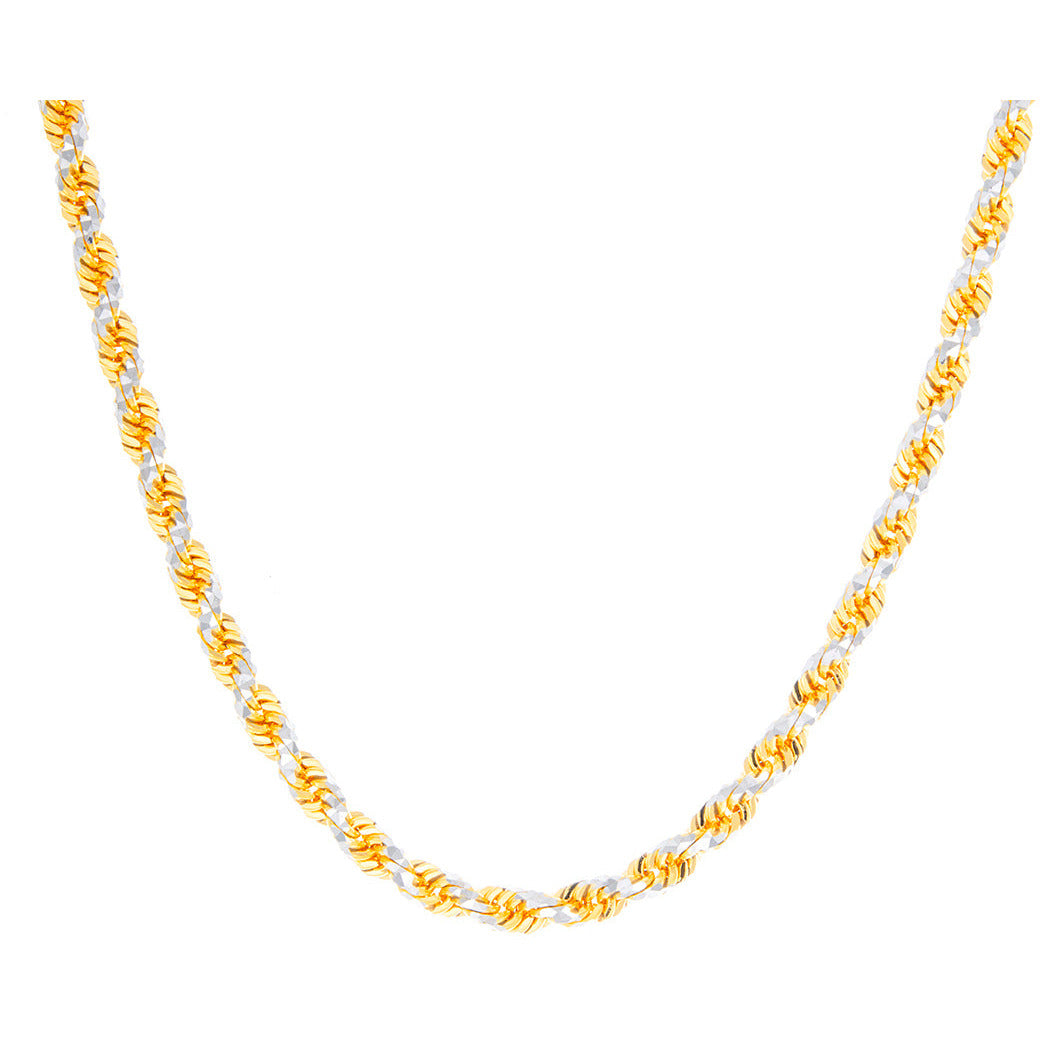 3.60mm Diamond Cut Solid Rope Chain