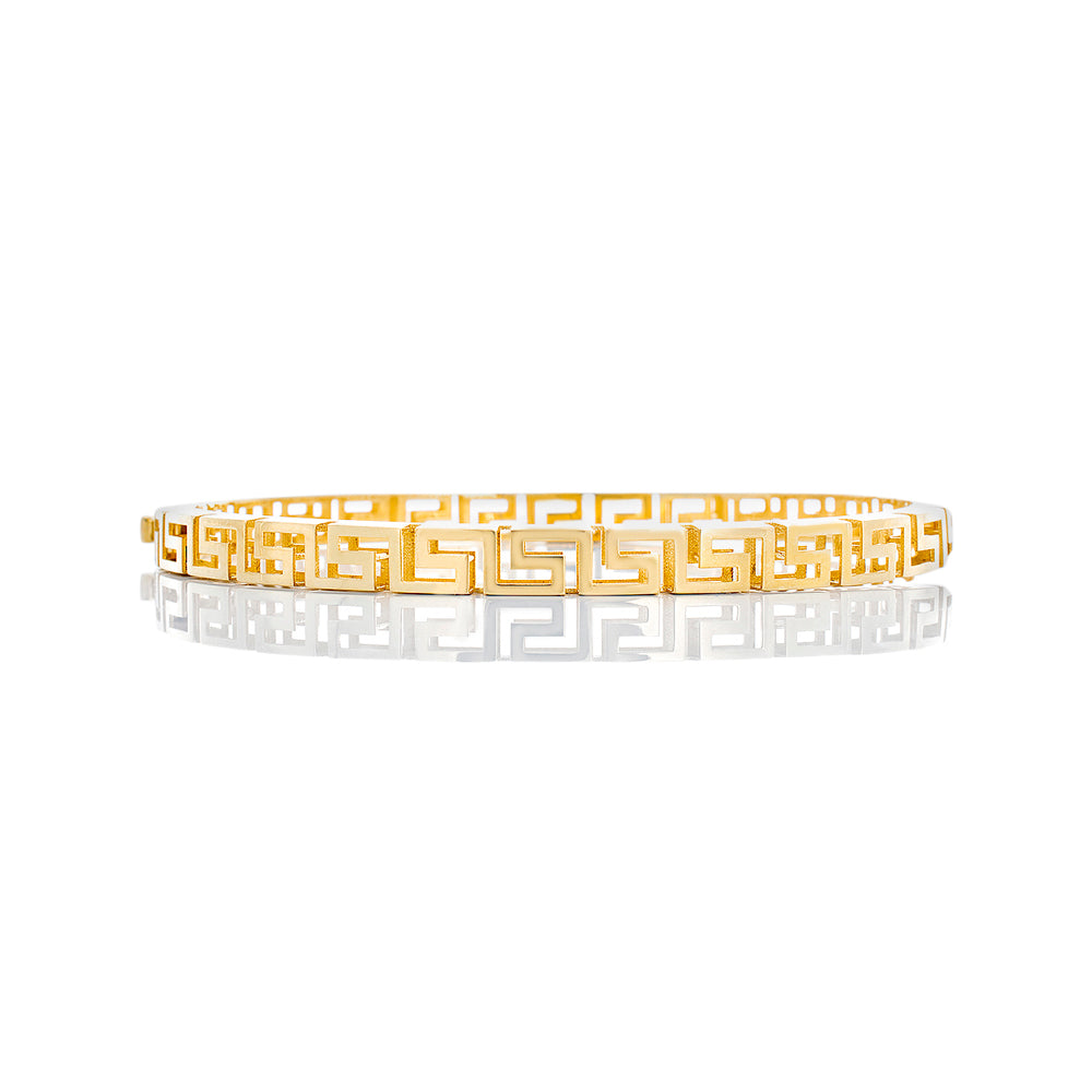 Greek Key Eternity Bangle