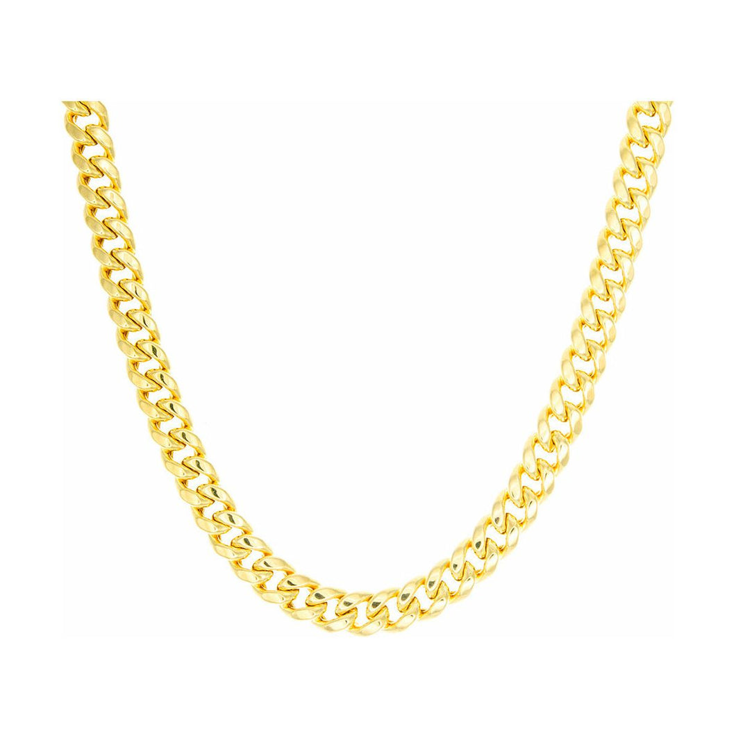 5mm Hollow Miami Cuban Links 24 Inches 14k Gold