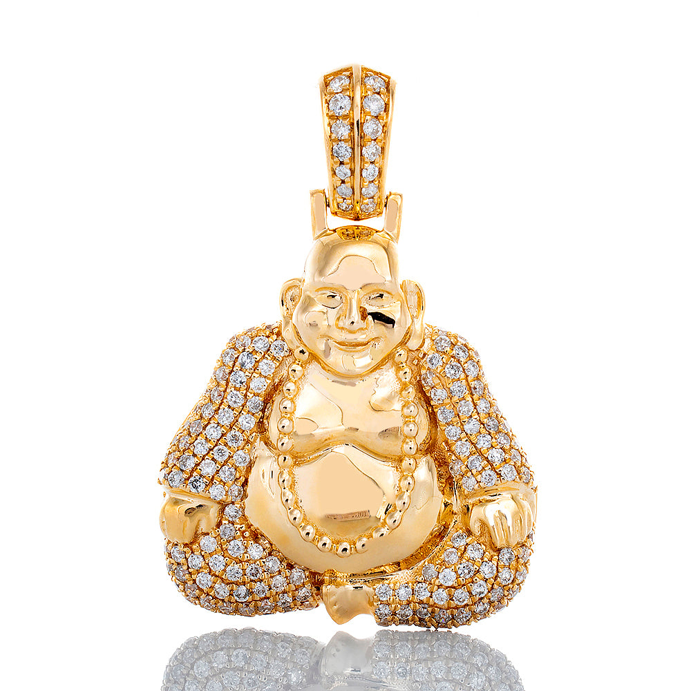 0.60ctw Diamond Buddha with Bead Chain
