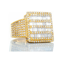 Load image into Gallery viewer, 2.65ctw Baguette &amp; Round Rectangle Forefront Diamond Shoulders 10k Gold
