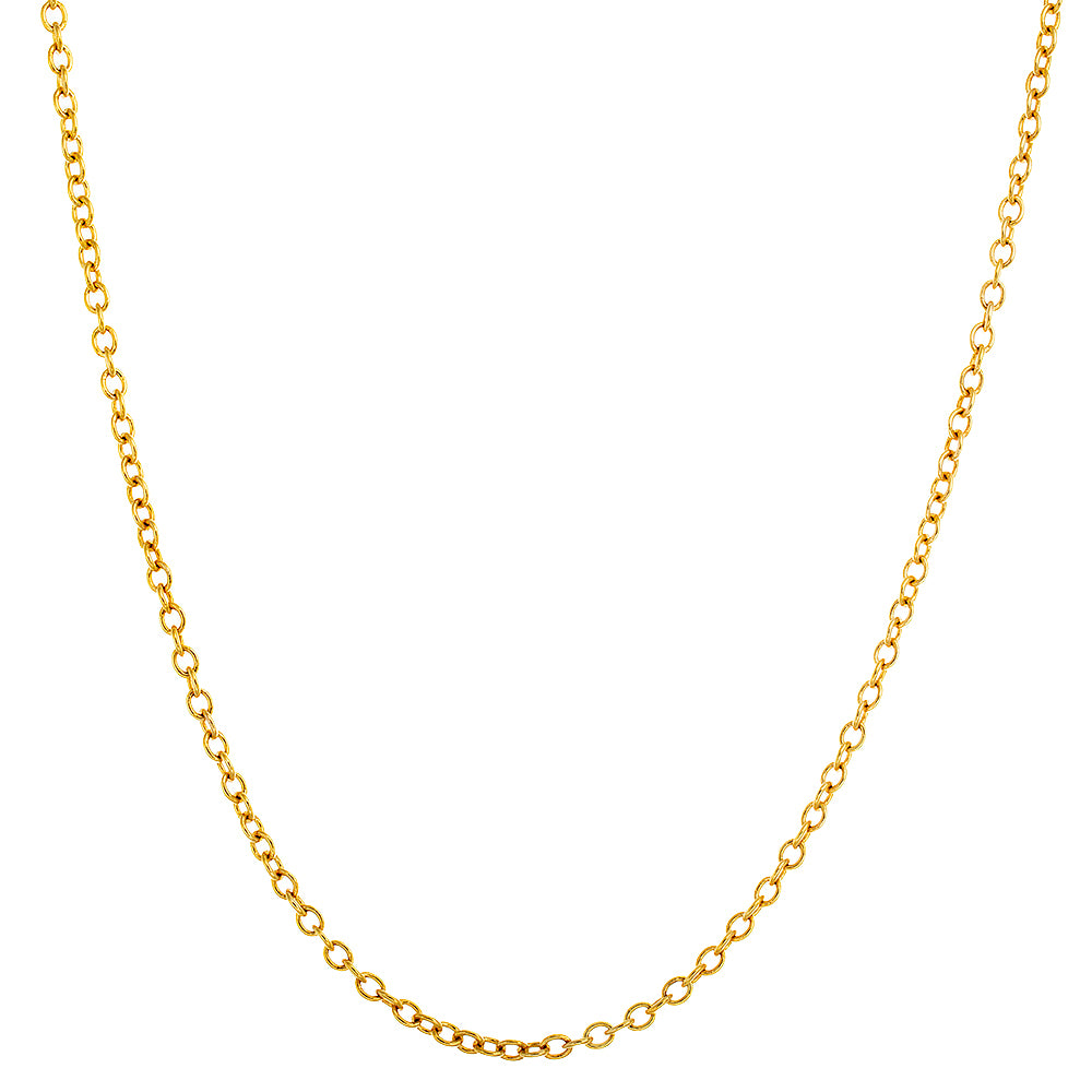 2.65mm Hermes Link Chain 26 Inches 10k Gold