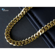 Load image into Gallery viewer, 8mm Solid Miami Cuban Chain 10k Gold
