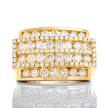 Load image into Gallery viewer, 2.61ctw Rectangle Forefront Seven Row Channel &amp; Pave Set Diamonds

